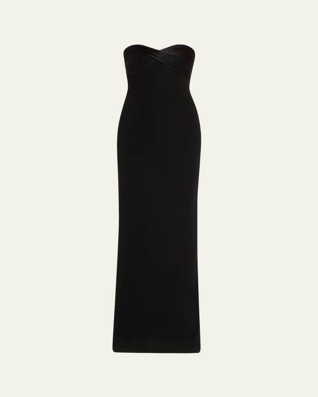 Infinity Strapless Column Gown